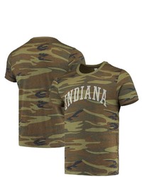 Alternative Apparel Camo Indiana Hoosiers Arch Logo Tri Blend T Shirt At Nordstrom