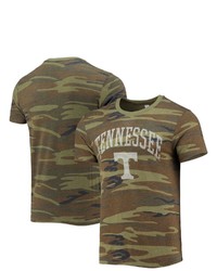 Alternative Apparel Camo Tennessee Volunteers Arch Logo Tri Blend T Shirt At Nordstrom