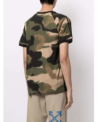adidas Camouflage 3 Stripe T Shirt