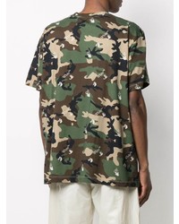 Off-White Camouflage Pattern T Shirt
