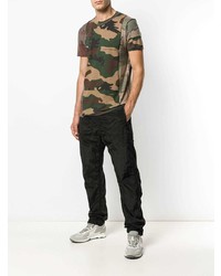 Off-White Camouflage Print T Shirt