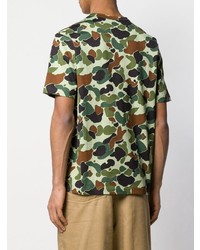 Junya Watanabe MAN Camouflage Print T Shirt