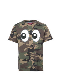 Mostly Heard Rarely Seen 8-Bit Camouflage Print T Shirt