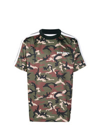 Palm Angels Camouflage Printed Oversized T Shirt