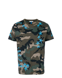 Valentino Camouflage Star Print T Shirt