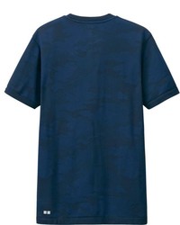 Uniqlo Dry Ex Mapping Crewneck Short Sleeve T Shirt