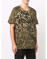 Givenchy Faded Camouflage Cotton T Shirt