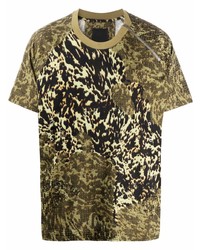 Givenchy Faded Camouflage Cotton T Shirt