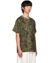 LU'U DAN Green Oversized Concert T Shirt