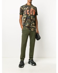 DSQUARED2 Icon Camouflage Print T Shirt