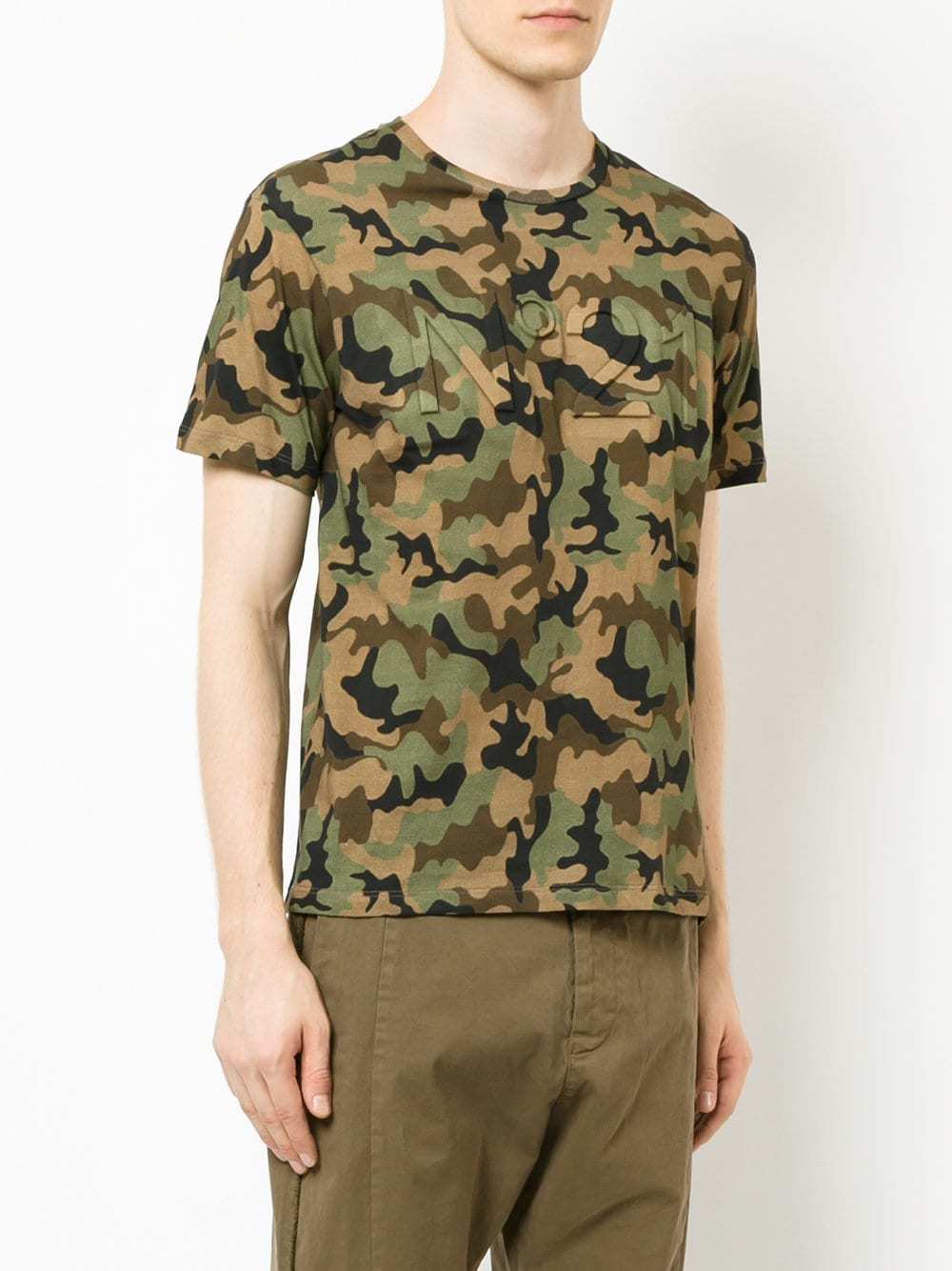 N°21 N21 Camouflage Print T Shirt, $315 | farfetch.com | Lookastic