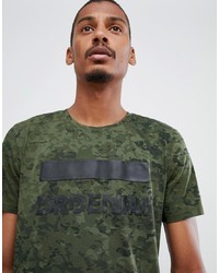 Dr. Denim Patrick T Shirt In Green With Logo Spectre Logo