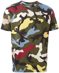 Valentino Camouflage T Shirt