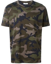 Valentino Rockstud Camouflage T Shirt