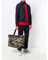 Golden Goose Deluxe Brand Camouflage Print Holdall Bag