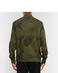 Paul Smith Ps By Slim Fit Camouflage Print Cotton Twill Field Jacket