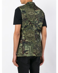 Givenchy Camouflage Printed Gilet