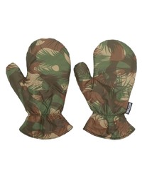 Moschino Camouflage Print Padded Gloves