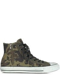 Converse Limited Edition Canvas And Shearling High Top Sneaker
