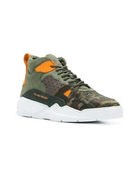 Filling Pieces Low Top Camouflage Sneakers