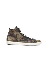 Leather Crown Marchive 108 Hi Top Sneakers