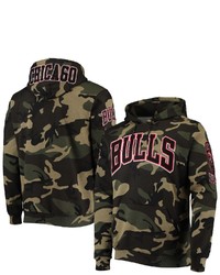 PRO STANDARD Camo Chicago Bulls Team Pullover Hoodie At Nordstrom