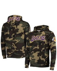 PRO STANDARD Camo Los Angeles Lakers Team Pullover Hoodie At Nordstrom