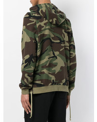 Faith Connexion Camouflage Print Hoodie