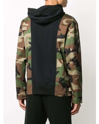 Moschino Camouflage Print Panelled Jacket