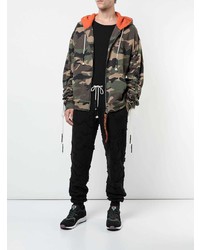 Mostly Heard Rarely Seen Camouflage Zip Up Hoodie