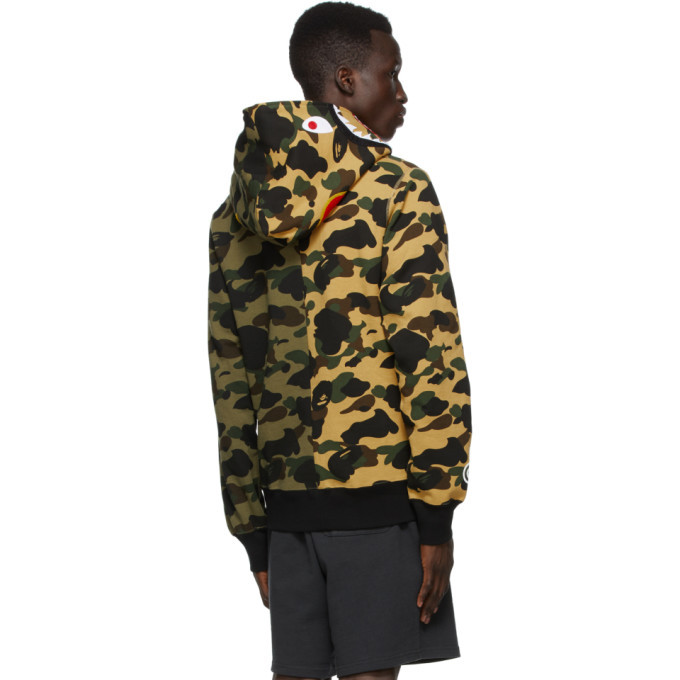 First camo bape outlet hoodie