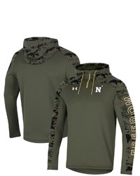 Under Armour Olive Navy Mid Freedom Quarter Zip Pullover Hoodie At Nordstrom