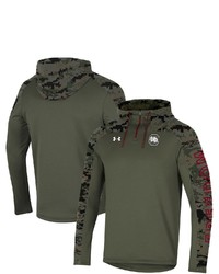 Under Armour Olive South Carolina Gamecocks Freedom Quarter Zip Pullover Hoodie At Nordstrom