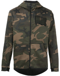 Hydrogen Camouflage Hooded Jacket