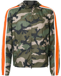 Valentino Hooded Camouflage Jacket