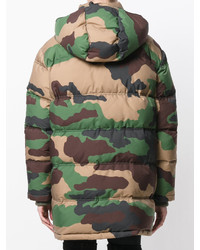 Moschino Padded Camouflage Jacket