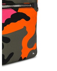Valentino Camouflage Print Messenger Bag
