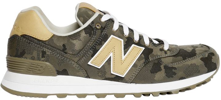 New Balance 574 Camouflage Canvas Leather Sneakers, $108 ... صلصة فرشلي
