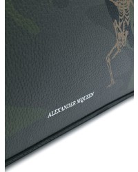 Alexander McQueen Skeleton Print Clutch Bag
