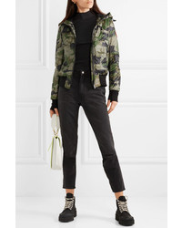 Canada Goose Dore Camouflage Print Hooded Shell Down Jacket