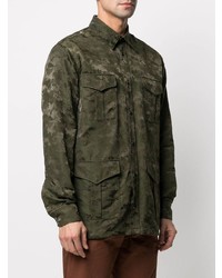 Aspesi Camouflage Print Shirt