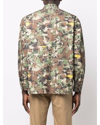 Tintoria Mattei Camouflage Print Shirt