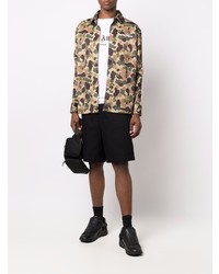 Palm Angels Camouflage Print Track Shirt