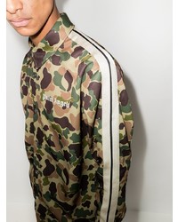 Palm Angels Camouflage Print Track Shirt