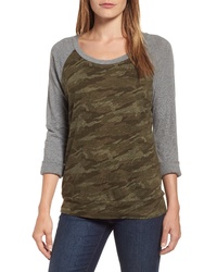 Olive Camouflage Long Sleeve T-shirt