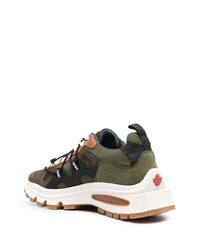 DSQUARED2 Camouflage Print Low Top Sneakers