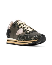 Philippe Model Camouflage Sneakers