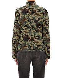 Nili Lotan Cambre Camouflage Cotton Blend Jacket