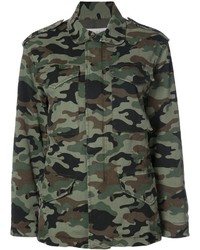 Nili Lotan Camouflage Cargo Jacket