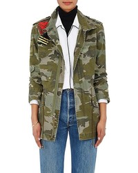Mr & Mrs Italy Camouflage Cotton Canvas Field Jacket